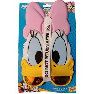 Daisy Duck Sunglasses Sun-Staches Disney One Size 100% UV Protection NEW